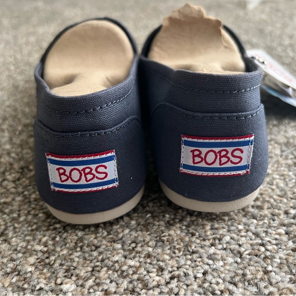 Sketchers Bobs with Memory Foam, Navy Slip-ons *NEW* Size 8
